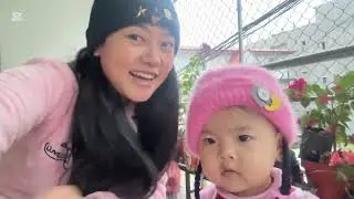 It&rsquo;s time for her walk walk so walking around here and there short one with Liana 🧿🥰