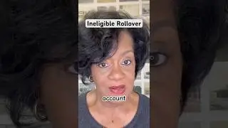 Ineligible Rollover Story Time Part 1 #finance #rollover #retirement #taxes #money #moneymatters