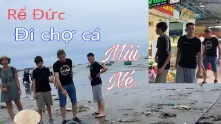 Ba cha con đi chợ cá, lội bộ xuyên làng chài, ghé chợ Mũi Né | nhà MiG về Việt Nam