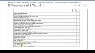 Skill Inventory Overview Video