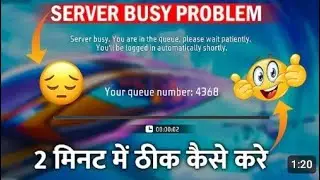 Free fire server busy problem today /free fire network connection error #viral#ffban#idbaninff#viral