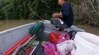 memancing ikan lais diketika air sungai besar,air keruh. @mancingikan6181