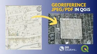 Как сделать географическую привязку изображения (PDF/JPEG) в QGIS
