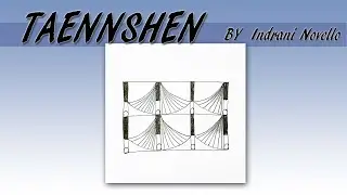如何畫一般圖樣How to draw the Tangle Pattern TAENNSHEN
