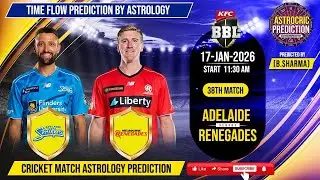 Adelaide Strikers vs Melbourne Renegades 38th BBL2025-26 Match Astrology Prediction with TIMING 