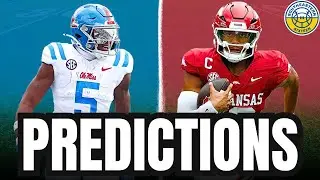 Ole Miss vs. Arkansas PREDICTIONS | 2025 College Football Predictions | SEC Week 3