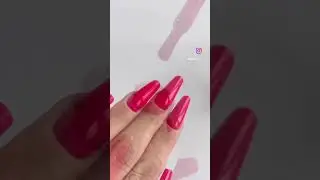 Red Nails #short #shorts #nails #paznokcie #indigonails #nailsart #manicure #nails2023 #rednails