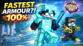 How I made the fastest netherite armour in Battle Pie! (Hindi 🔥🔥) f.t. @YesSmartyPie