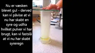 Vi laver syreregn og neutralisere det igen