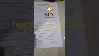 Sun Pharma Hiring Process &ndash; Final Documentation Stage #sunpharma  #mrjobs #bpharmacy