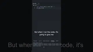 Can You Tell The Problem With This Python Code? 