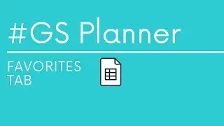 Favorites Tab | VIPKid Google Slides - GS Planner