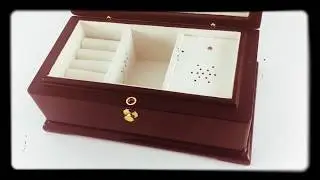 Exquisite Wooden Musical Jewelry Box - Install Custom Song / Engraved Logo