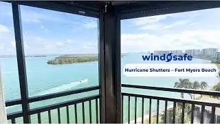 High-Rise Hurricane Shutters Installation | Fort Myers Beach FL | Wind Safe Hurricane Protection