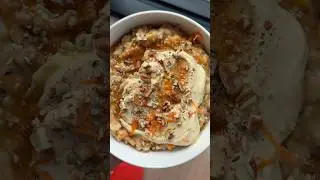carrot cake oatmeal! Written recipe is on my substack. Google &ldquo;shakayla Felice substack&rdquo; #oatmeal