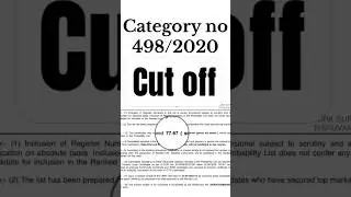 Category number 498/2020 TVM Cutoff marks #keralpsc #civilengineering #overseer #cutoff #ae