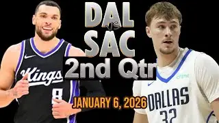 Dallas Mavericks vs Sacramento Kings 2nd Quarter Part 2 Highlight - JAN 6, 2026