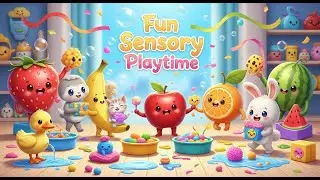 Magical Sensory Play: Fairy & Friendly Fruits 🍓🍏 | Fun Sensory Playtime
