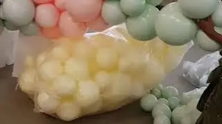 Organic Balloons (Lion King themed Decor Idea) Start off- Setup- Strike down.