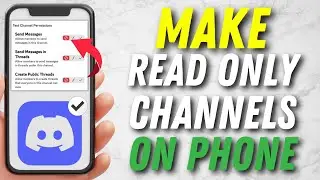 How to Create Read Only Channels on Discord Mobile &ndash; Lock Channels Easily 🔒📱