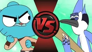 GUMBALL vs MORDECAI! Cartoon Fight Club Episode 109!