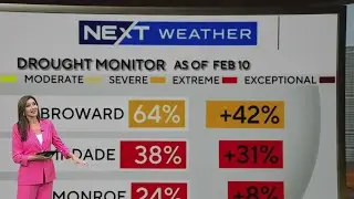 South Florida drought conditions worsen due to lack of rain, warm temperatures