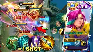 IXIA GLOBAL FULL DAMAGE 1 SHOT BUILD IS HERE!😱 ( 100% BROKEN!! ) - MUST TRY! | MLBB