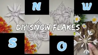 Diy Snow Flakes ideas 4 done for you ll Subscribe if you like this video 📸 #snowflake #diy #video