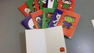 Halloween Origami Notebooks with Vampire, Ghost, Werewolf, Mummy and More