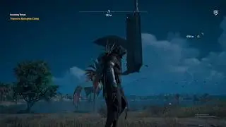 Assassin's Creed Origins - Weird flying ship glitch