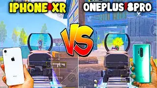 ONEPLUS 8 PRO VS IPHONE XR PUBG/ BGMI TEST 2021🔥| IPHONE XR PUBG TEST | ONEPLUS 8 PRO PUBG TEST💛