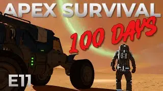 100 Days on ALIEN PLANET: We Remote Controlled a Miner into the Dock! (SE Apex Survival E11)