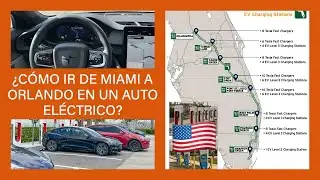 ¿CÓMO IR EN UN AUTO ELÉCTRICO DE MIAMI A ORLANDO?