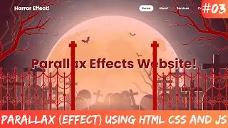 Parallax Horror Scrolling website | Parallax Scrolling Website|  How to Make Website #parallax