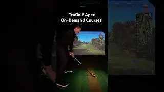 Обзор программного обеспечения для гольф-симулятора TruGolf Apex: поля по запросу! #golfsimulator...