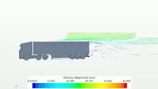 Streamline Animation  of Mercedez Benz Truck