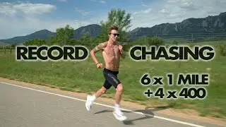 RECORD CHASING | 4:28/mi in 6x1 Mile!?