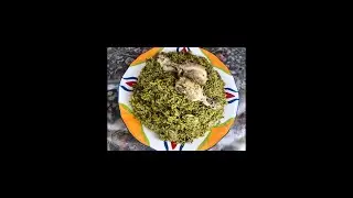 Persian style rice with dill and chicken easy and quick- safes time