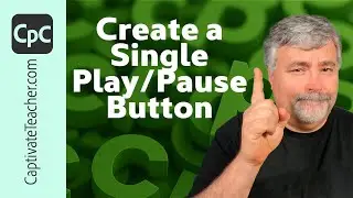 Create a Single Play/Pause Button for Your Adobe Captivate Classic eLearning Project
