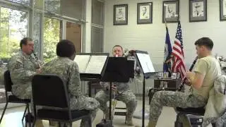 Army Strong Clarinet Quartet Rehearsal