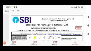 SBI Pharmacist clerical cadre recruitment notification||67 Pharmacist vaccancy||English ||