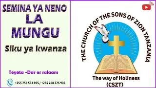 SEMINA YA NENO LA MUNGU -  SIKU YA KWANZA -  16 JAN 2026