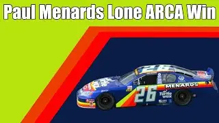 Paul Menard's Lone ARCA Win