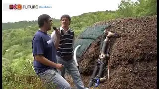 ThermoCompost Acqua calda gratis dal compostaggio delle potature. Eco-Futuro Alcatraz