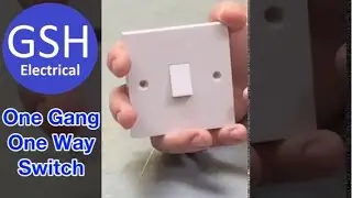 Identifying a One Gang One Way Light Switch