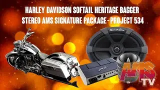 Harley Davidson Softail Heritage Bagger Stereo AMS Signature Package - Project 534