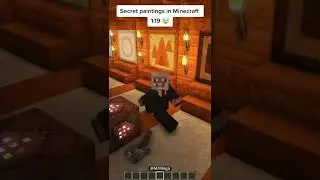 Secret Painting in Minecraft 1.19 #shorts #minecraft #minecraft1.19