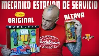 Madelman Mecanico Estacion De Servicio Original Versus Altaya