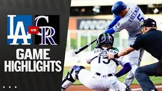 Dodgers vs. Rockies Game Highlights (8/19/25) | MLB Highlights