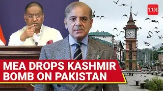 'India Made Pak Beg': MEA's Strong Message To Sharif On Kashmir, Indus Waters Treaty | FULL BRIEFING